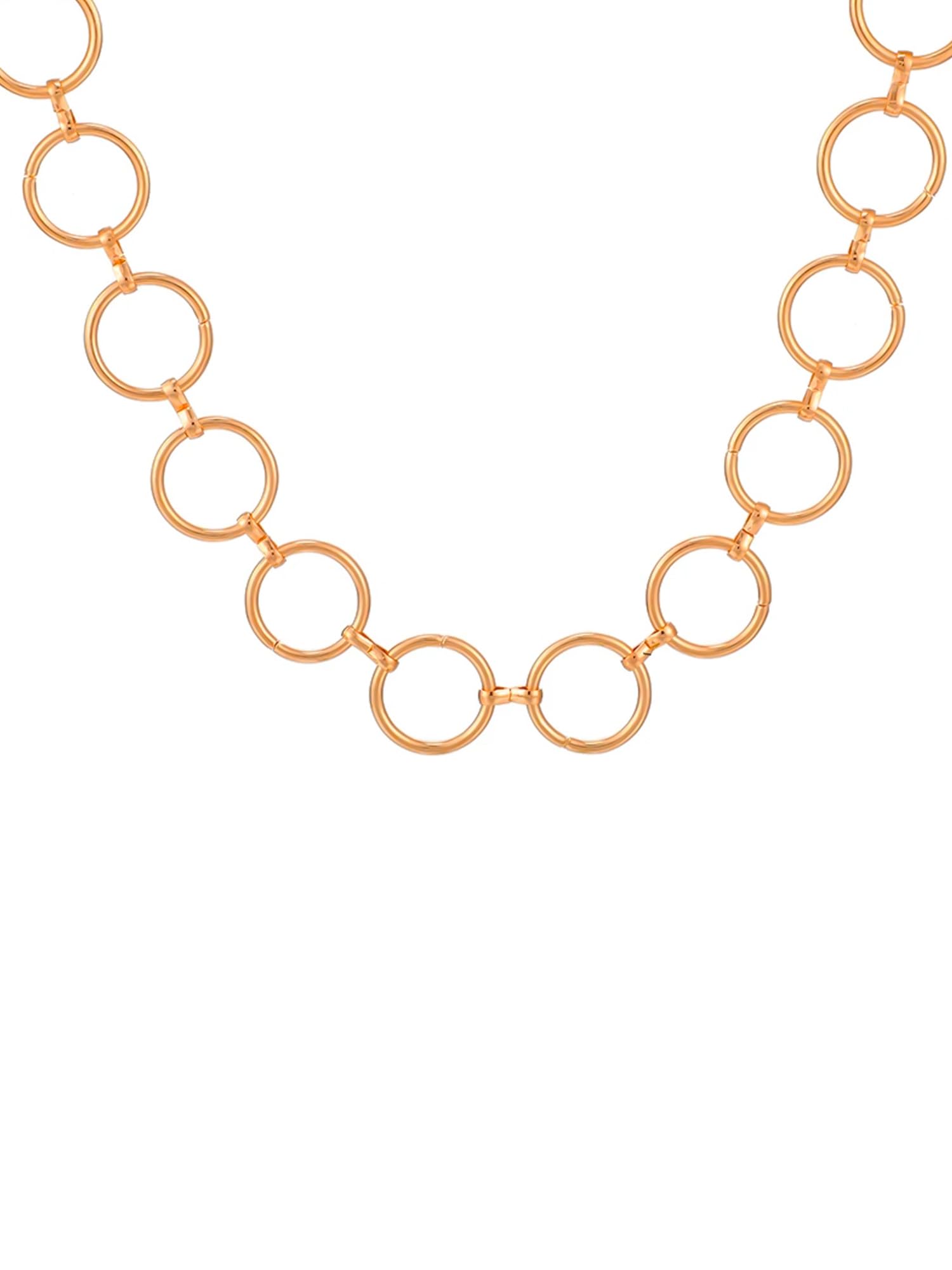 Yellow Chimes Choker Necklace for Women | Fashion Golden Chain Necklace | Geometric Circle Choker Statement Necklace | Glam Chains | Western Necklace for Girls Birthday Anniversary Gift for Women Wife (B0D9TTNV51) Amazon Price History, Amazon Price Tracker