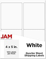 Vista 113 de JAM Paper - Etiquetas de dirección de envío - Envío estándar - 2 x 4 - Blancas - 120/Paquete