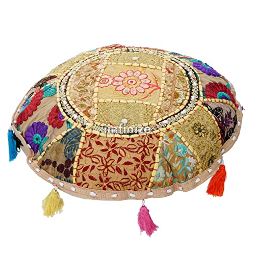 Housse de coussin ethnique beige pour raviver un canapé terne - 4