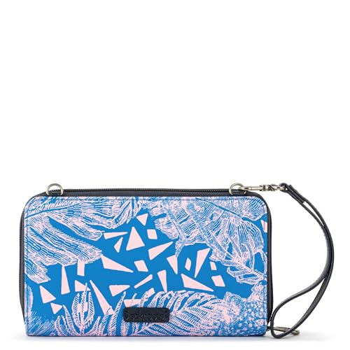 Image of Sakroots Smartphone Crossbody Purse - Women's Cellphone Bag & Wallet For Everyday - Convertible Wristlet With Zipper