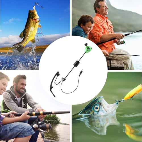 Alarma de caña de pescar con LED para pesca de trucha y perca 4