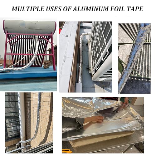 Cinta de papel de aluminio reflectante con grosor variable y sellado estanco 7