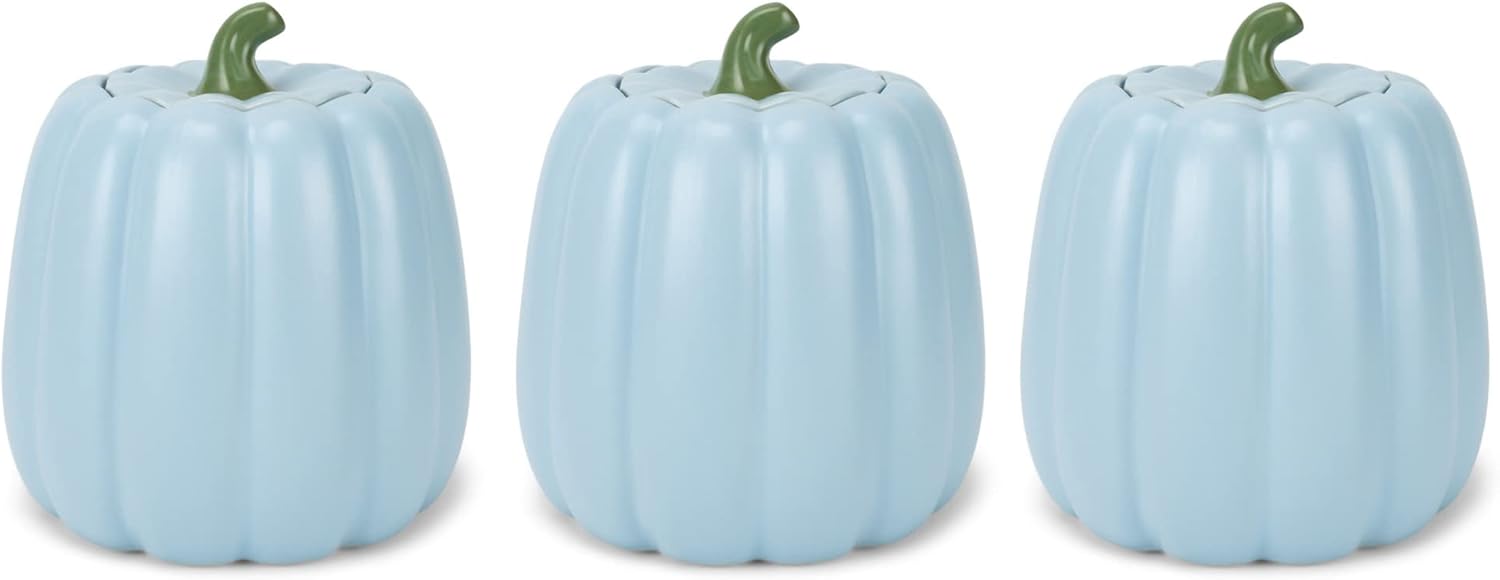 Nat & Jules Pumpkin 6 x 6 Ceramic Canisters Set of 3