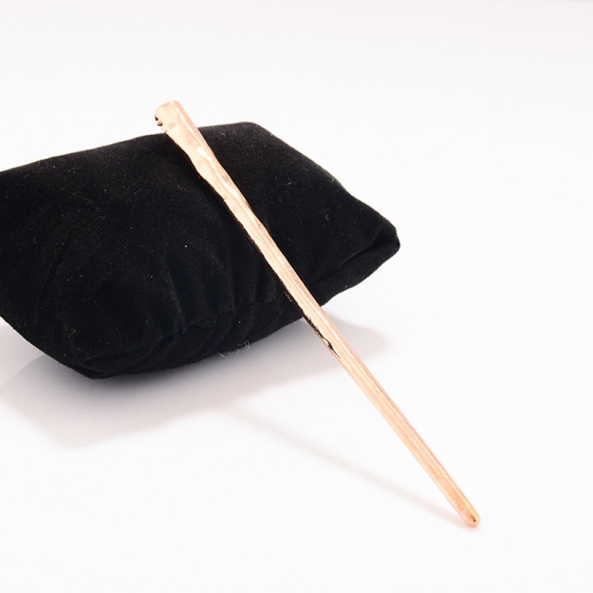 PLAFOPE 2 Stück Teiliges Haarschmuck Haarnadeln aus Legierung für Dutt und Chignon Einfaches Design Praktisch und Vielseitig für Frauen mit Lockigem Glattem oder Welligem Haar Gold und