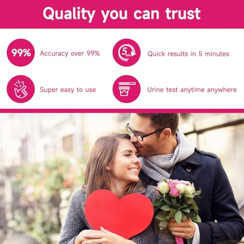 Image of Ovulation Test Strips and Pregnancy Test Strips Kit, Ovulation Strips Tracker Fertility Test for Women, 50 LH Test + 20 HCG Test + 1 Reusable Urine Cup, Ovulation Predictor Kit for Home