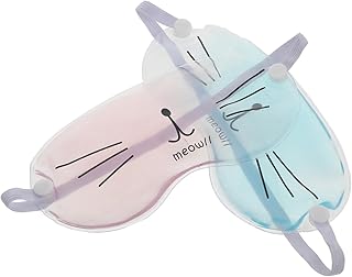 minkissy 2 Pçs Máscara De Gelo Máscara Facial Transparente Máscara Coreana Máscara De Dormir Para Homens De Olho Viseira De Viagem Cobertura De Sono Capas De Olho Para Dormir