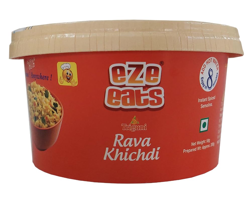 Triguni Eze Eats Rava Khichdi Snack Pack (Pack of 2) (B07Y32N1ZY) Amazon Price History, Amazon Price Tracker