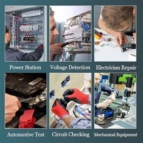 Image of DT-9205 Digital Multimeter | Auto & Manual Ranging | AC /DC Voltage, Current, Resistance, Continuity, Diode, Transistor Test | Portable Handheld LCD Meter for Electronics & Home Use