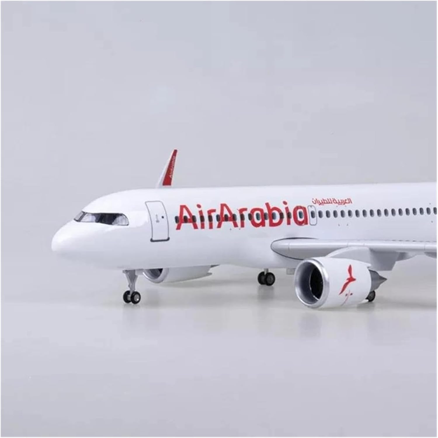 エア・アラビア航空　1/80エアバスA320　旅客機 プラモデル おもちゃ ハンドメイド 模型 樹脂 完成品X8T198 ディスプレイスケールの航空機 47cm 1:80 エアアラビア エアバス A320