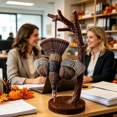 Ornement de dinde de Thanksgiving rustique pour décoration d'arbre - 4