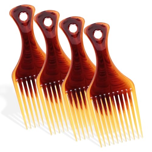 Set de 4 Peines Anchos para Cabello Rizado miniatura 1