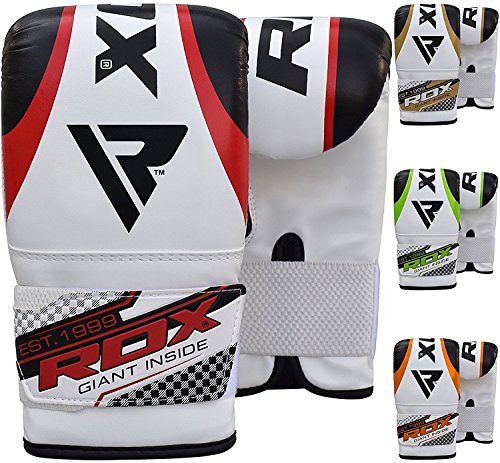 RDX Guantes Boxeo Cuero Kick Boxing Muay Thai Manoplas Sparring Entrenamiento Adulto Cuero Maya Hide Combate Punching Bag Gloves