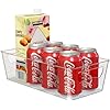 Simple Houseware Kitchen Can Organizer Clear Bin for Cabinet/Pantry/Refrigerator/Freezer/Fridge