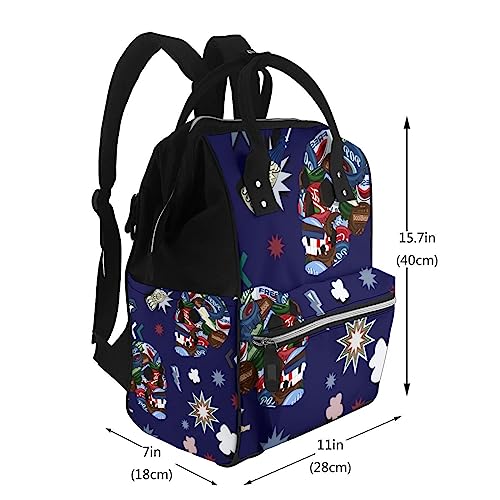 Sac à dos ordinateur portable grande capacité à couches zipper - 2