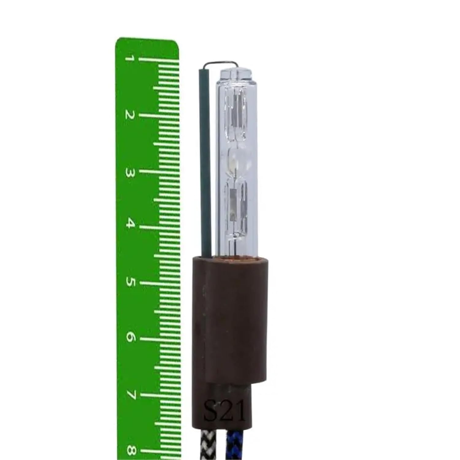 AC 12v 55w S15 S18 D10 S21 10mm 18mm 15mm 21mm Auto Bulbs 2Pcs(8000 K White Blue,S21)