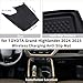 BJchiwu Wireless Charging Anti-Slip Mat Fit for 2024 2025 2026 Toyota Grand Highlander, Silicone Waterproof & Stain-Resistant Car Center Console Phone Charger Protective Pad Liner Accessories(1PCS)