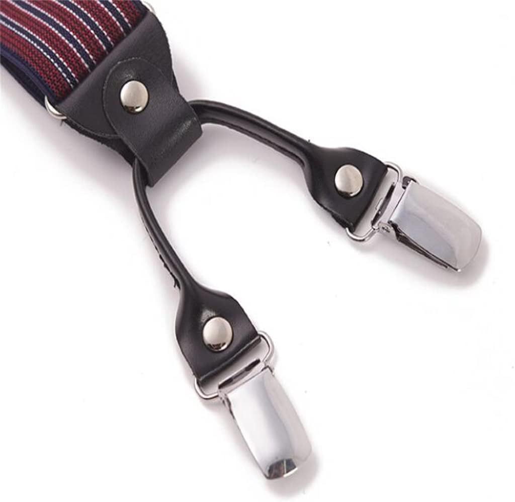 Adult Business Six Clip Men's Suspenders Y-type Elastic