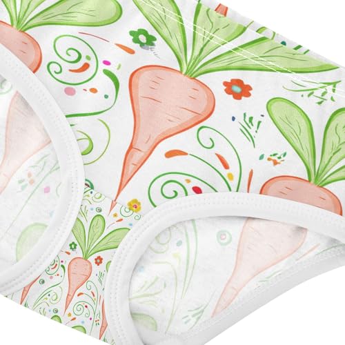 Colorful Carrots Radishes Leaves Toddler Girls's Underwear 2T 202c11934