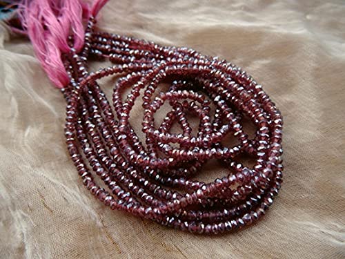 Garnet rondelle facetté LKBEADS pour fabriquer un cadeau d'anniversaire unique
