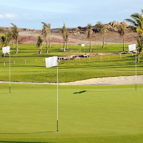 Drapeaux à épingles de golf durables de 50x33 cm avec insert plastique rigide