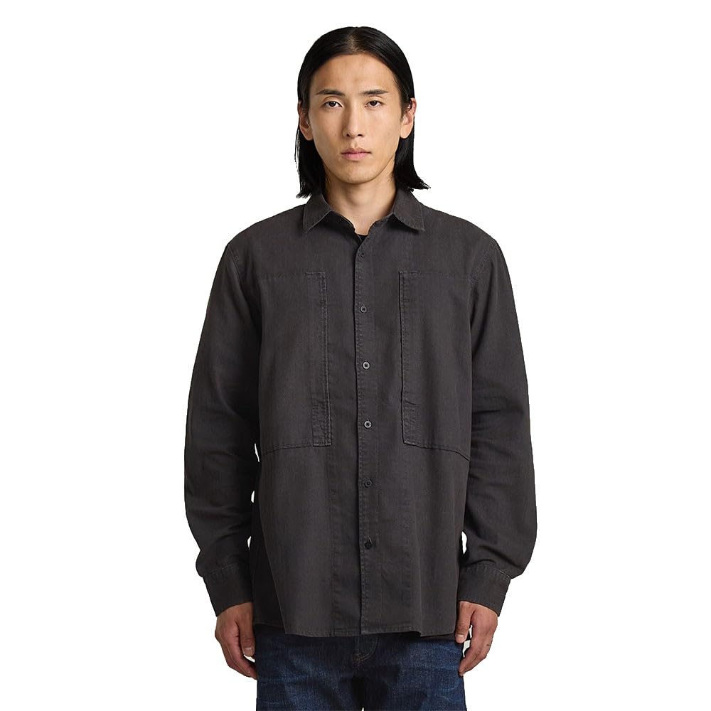 G-Star Herren Panelled Pkt Regular Shirt Ls Shirt