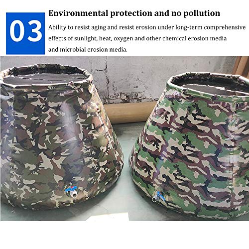 Opvouwbare wateropslagtank Wateropvangbak voor buiten,Duurzame PVC wateropbergtas Landbouw draagbare mobiele… - Image 7