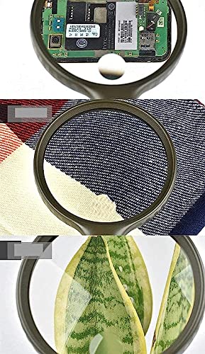 Loupe de lecture portative 10X CRODY avec 3 LED et grand objectif 138mm - 4