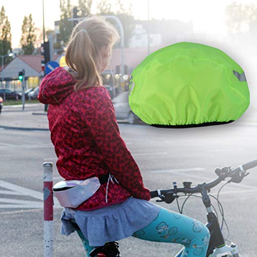 CLISPEED Capa de Capacete de Alta Visibilidade Capa de Capacete Resistente a IntempÃ©ries Com Tira R