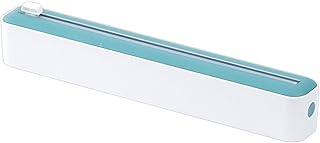 Wrap Dispenser, Cling Film Dispenser Adjustable Multifunctional Aluminum Foil Cutter Refillable Wrap Dispenser for Home Kitchen