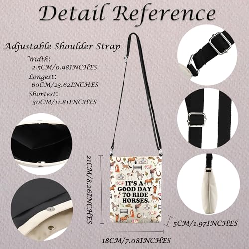 Funny Ride Horses Crossbody Bag Horse Lover Gift H-orse Rider Gi-ft H-orse Owner G-ift Equestrian G-ift2