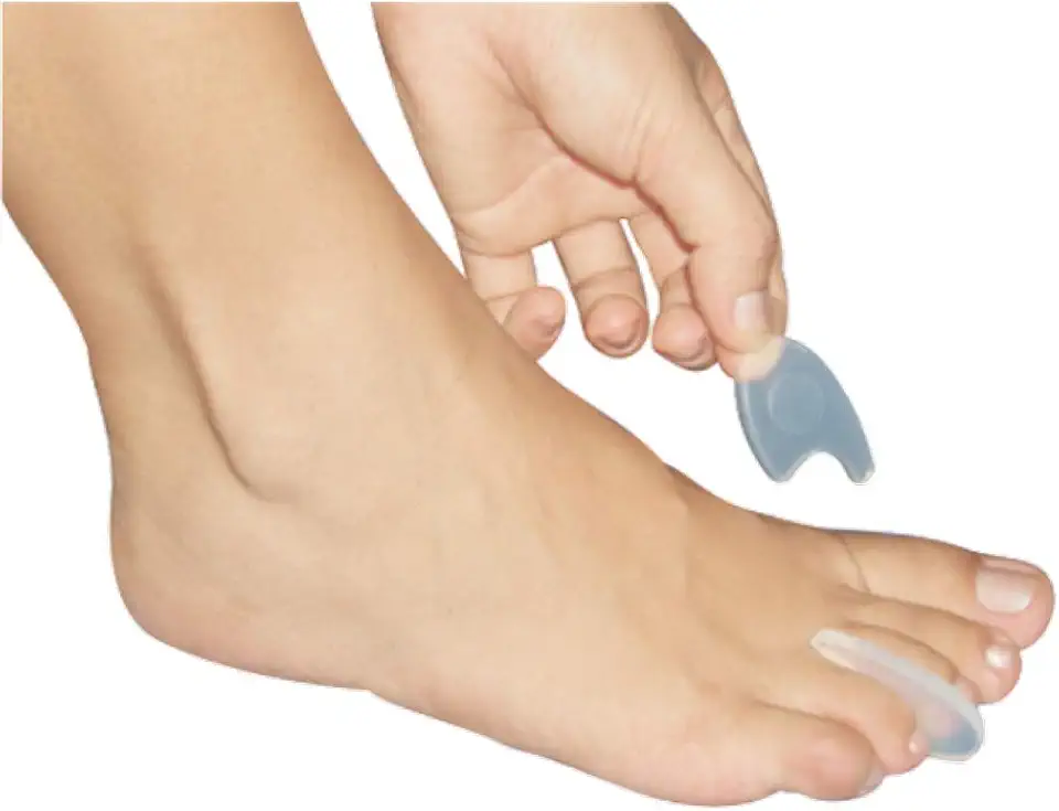 Separador de Dedos Siligel, Ortho Pauher, Branco, Grande