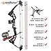 PANDARUS Bowfishing Bow Kit with Arrow Ready to Shoot Right Handed 15-45 LBS Draw Length 18