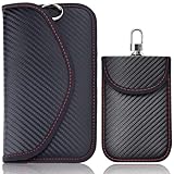 YUPDFGB Tasche für Telefon- und Autoschlüssel, Schlüsseltasche, schlüsselloser Auto-Signalblocker, Blockierung des Signals, schlüsselloser Zugang, Autoschlüssel, Diebstahlschutz, Fernbedienung (große