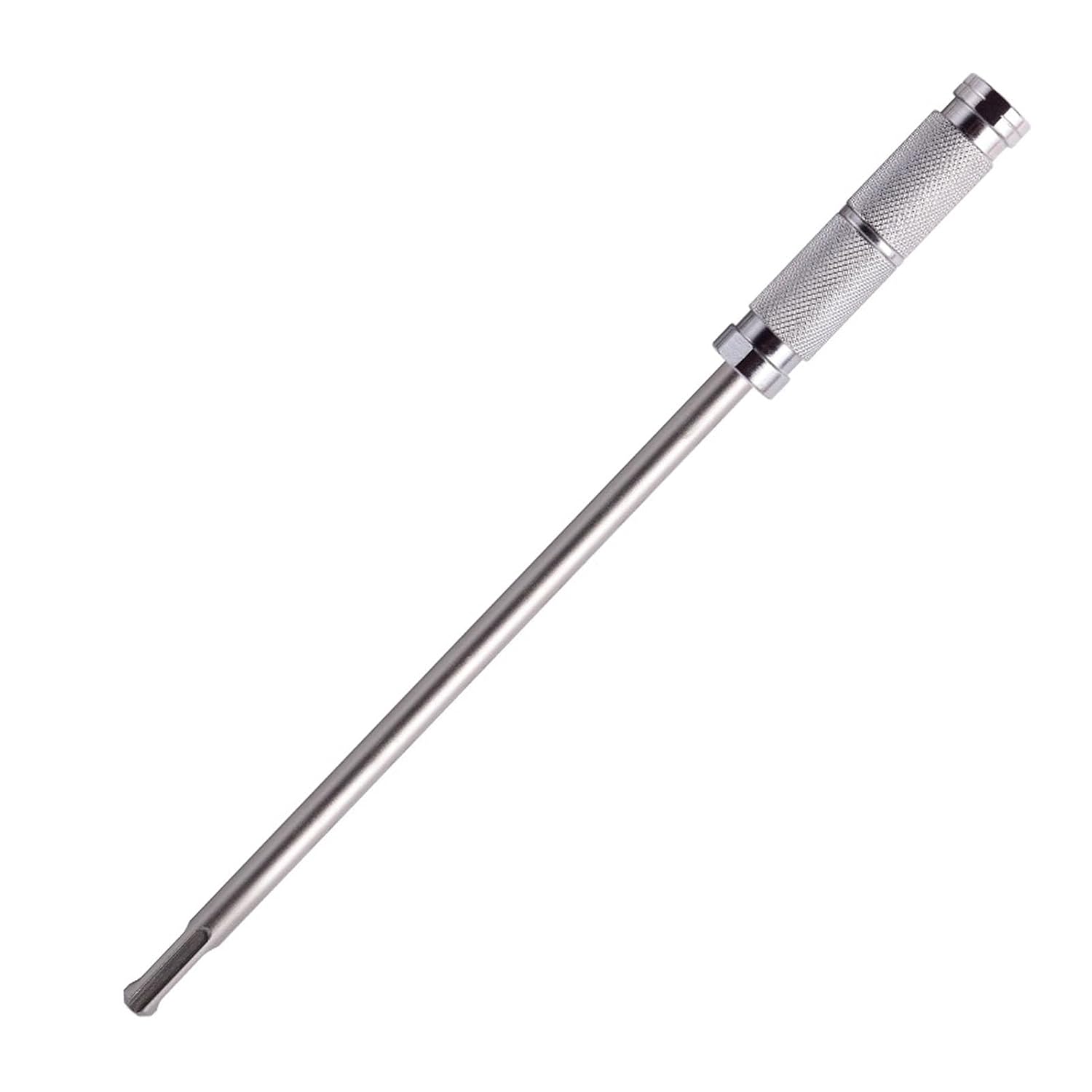 Luocute Adapter Fit for SDS Plus to SDS Plus, High Carbon Steel and CR V Drill Bit Extension Shaft with 10.23 Inch Length, for Rotary Hammer Adapted Tools and Hole Saw