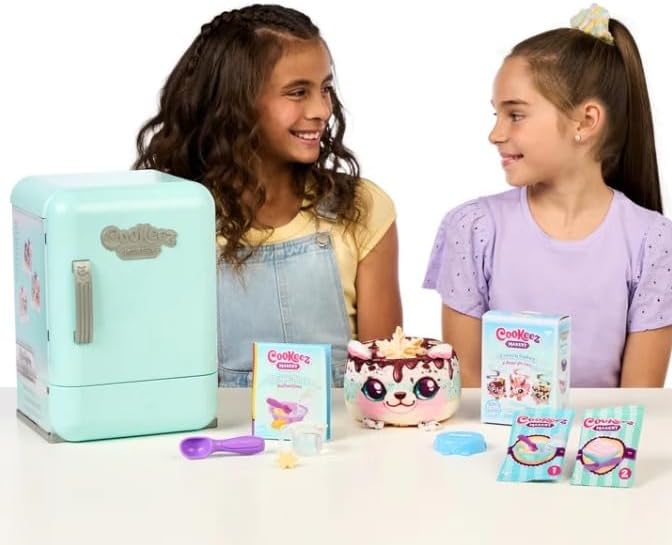 Miniatura 2 de Cookeez-Makery - Juego de colección de cocina con 4 juegos para panqueques Treatz Toasty Treatz y Freezy Cakez, juguetes para niños pequeños,