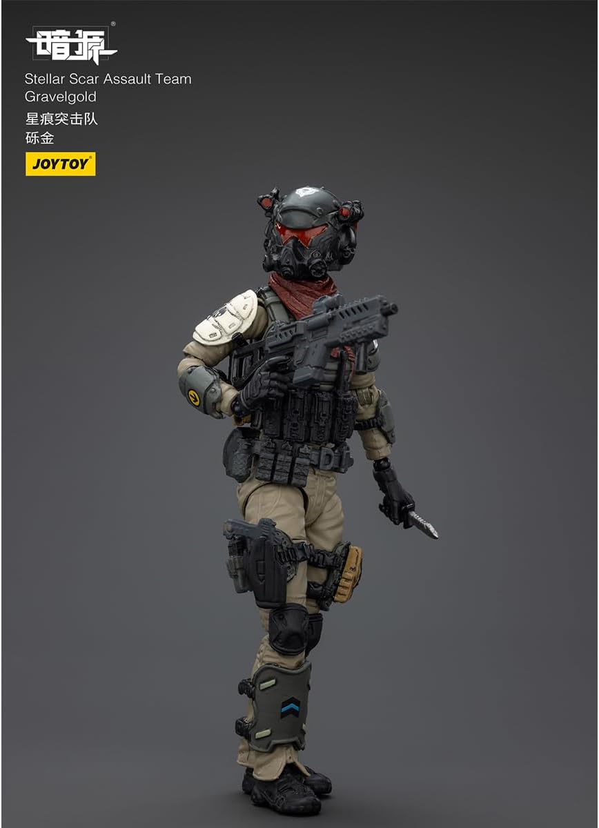 HiPlay JOYTOY Assault Team Gravelgold JT01871 1/18 Stellar Scar Action Figure