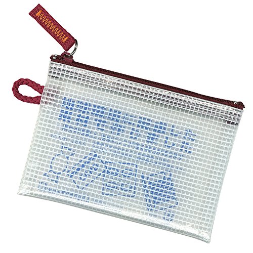 サクラクレパス メッシュケース クリアー カードサイズ レッド 5個 UNC-C#19