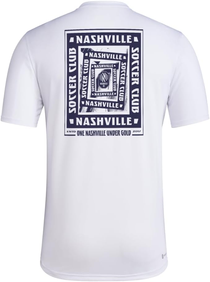 adidas Men's Nashville SC Local Warp Pre-Game Short Sleeve T-Shirt