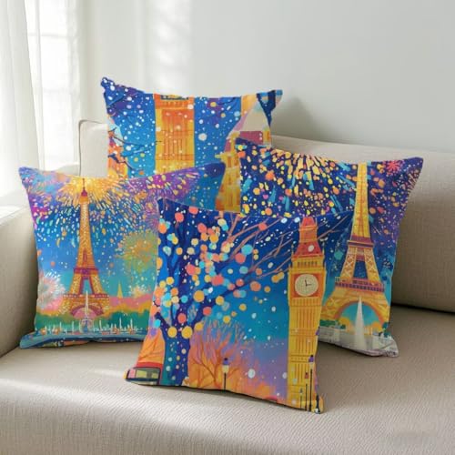 Housse de coussin imperméable 35x35 pour protéger le canapé à Noël - 2