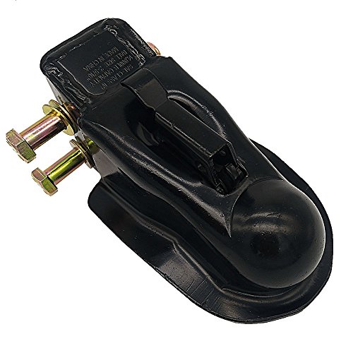 Nbjingyi 2-5/16 In Adjustable Trailer Coupler,14000Lbs Capacity,Black Powder Coat #TOP3