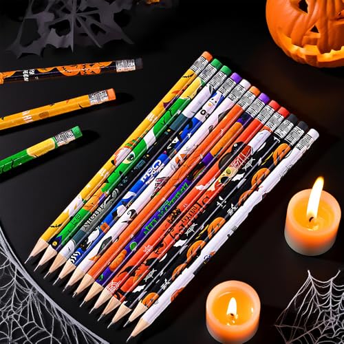 Lápices Halloween Grafito 60 Piezas Colores Surtidos miniatura 6