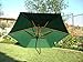 Formosa Covers 9ft Umbrella Replacement Canopy 6 Ribs in Hunter Green (Canopy Only)