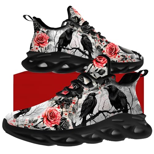 Men's Women's Raven Shoes Fashion Sneakers Running Walking Tennis Shoes Gifts for Men Women4