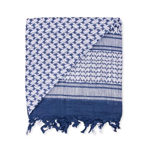 Image of M MCGUIRE GEAR Shemagh Tactical Scarf, Middle Eastern Desert Hood, Bandana, Keffiyeh, Military Style, 100% Cotton, 42 inch x 42 inch