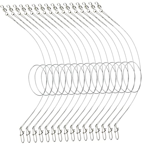 balacoo 24pcs conectores para línea de pesca 25 cm miniatura 1