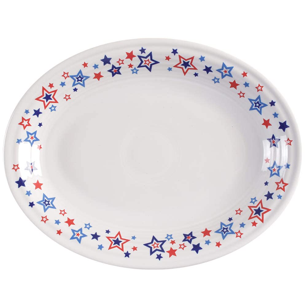 Fiesta Fiesta Americana Stars Oval Serving Platter