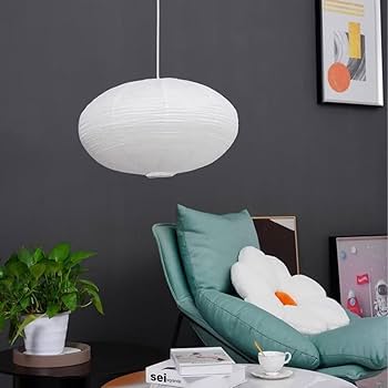 Lampada a sospensione in carta artistica Lampada da soffitto in carta in stile naturale Apparecchio di illuminazione a sospensione Lampada a sospensione decorativa per camera da letto, soggiorno Lampada a sospensione in carta artistica Lampada da soffitto in carta in stile naturale Apparecchio di illuminazione a sospensione Lampada a sospensione decorativa per camera da letto, soggiorno