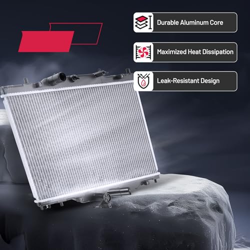 Image of BDFHYK 13585 Aluminum Radiator for Mazda CX-3 2016-2019, CU13585, 16mm Core, Direct Fit Replacement