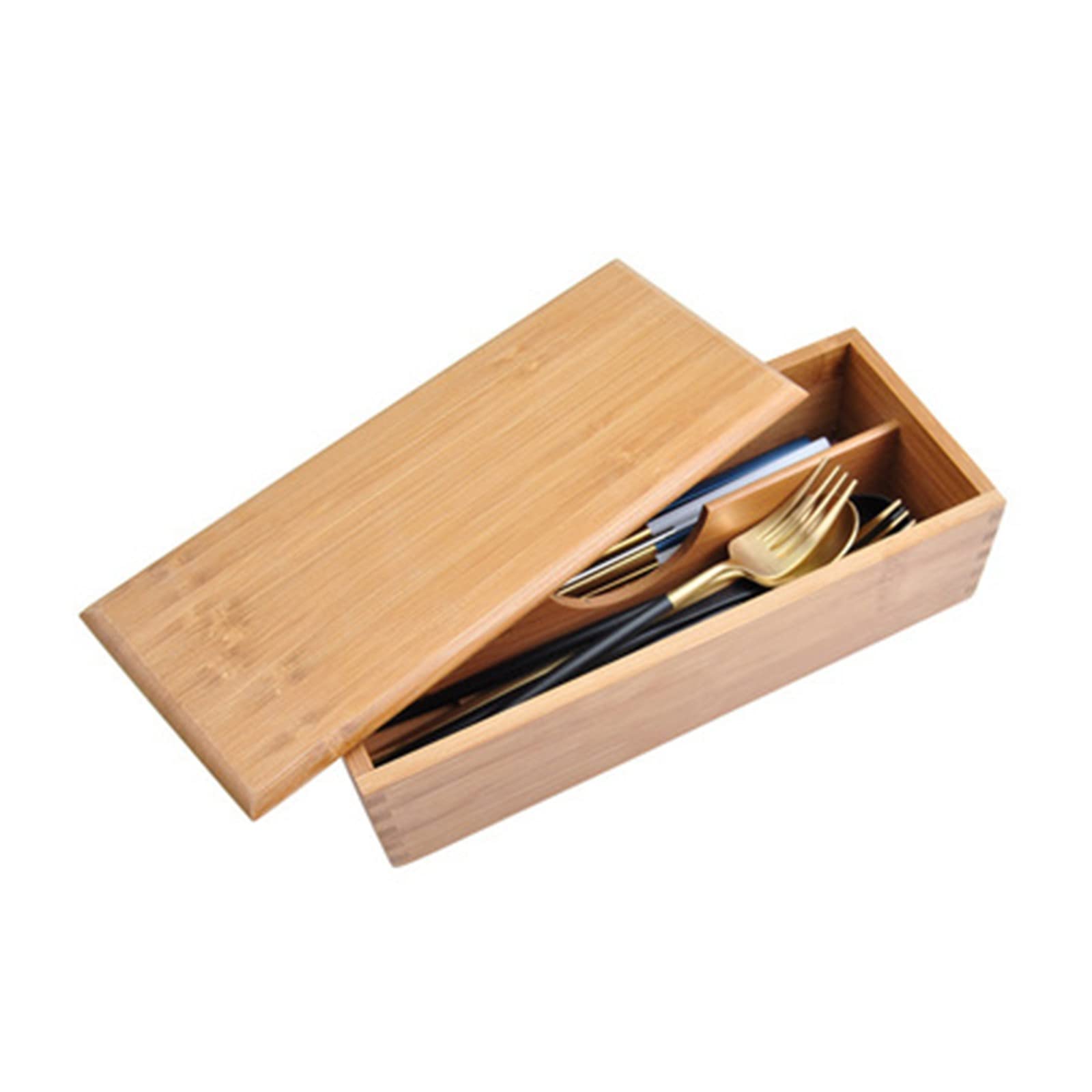 Generisch Dieser Besteckkasten mit Schubladeneinteiler und 2 Fächern