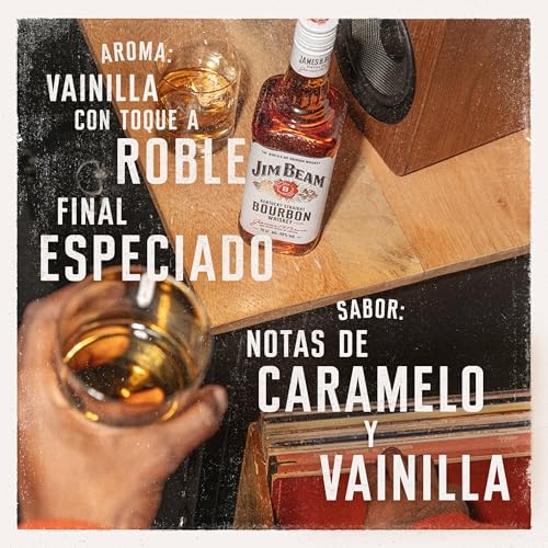 Miniatura 4 de Jim Beam Kentucky Straight Bourbon Whiskey 40 Vol. 1l - 1000 Ml